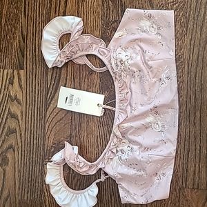 LoveShackFancy Bikini Top Bathing Suit Top Swimsuit